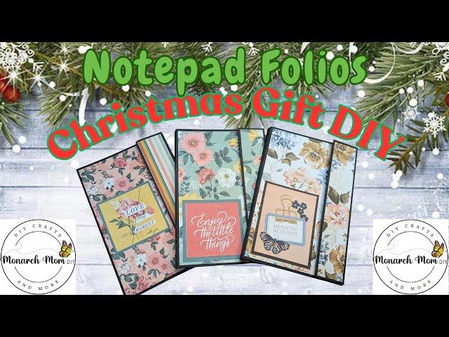 ⭐CHRISTMAS GIFT DIY| Notepad Folios | CRAFT SHOW PROJECT IDEA⭐