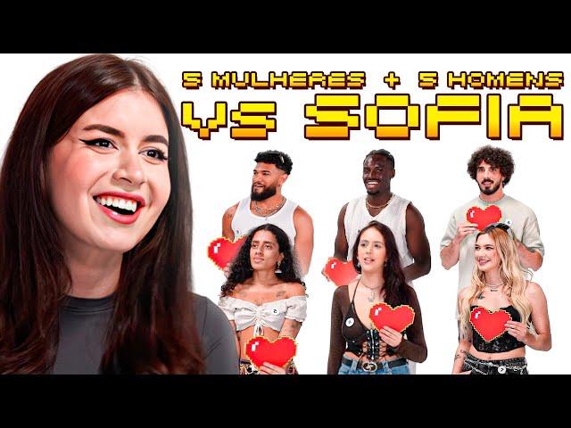 5 MULHERES + 5 HOMENS vs SOFIA SANTINO ft. DOARDA E CICLOPIN