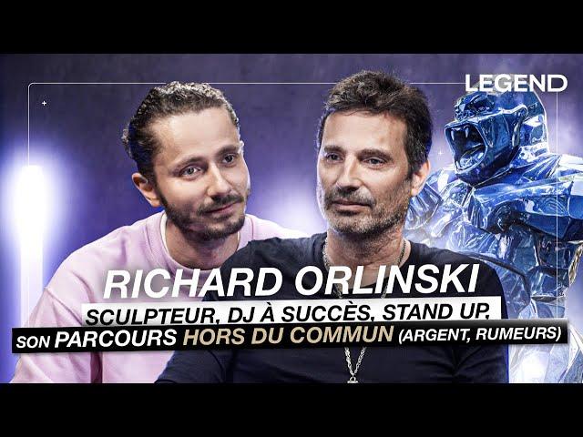 RICHARD ORLINSKI : SCULPTEUR, DJ À SUCCÈS, STAND UP, SON PARCOURS HORS DU COMMUN (argent, rumeurs)