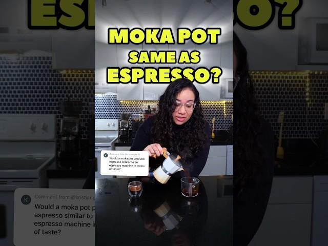 Moka Pot vs Espresso: Does It Taste The Same? #mokapot #espresso #coffee