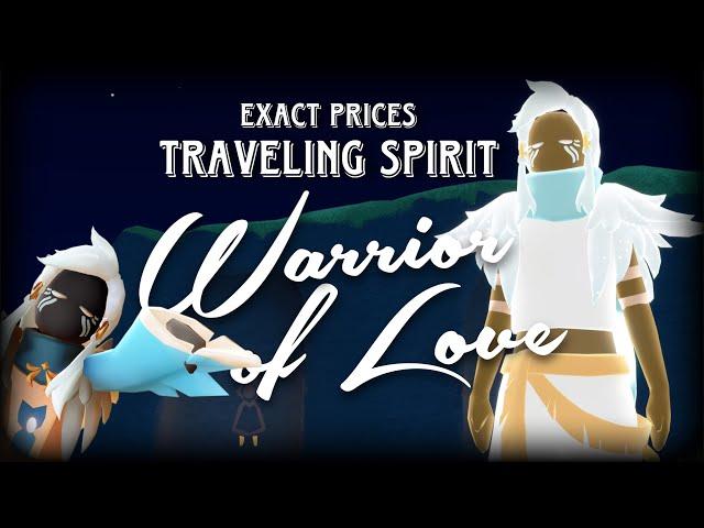 Traveling Spirit - Warrior of Love - Prices of all Items | Season of Aurora | Sky Cotl | Noob Mode