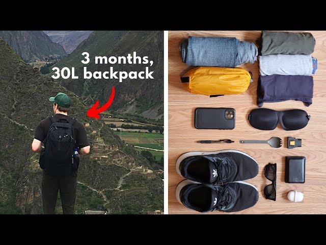 Minimalist Packing For 3 Months In Europe | How To Pack Lighter