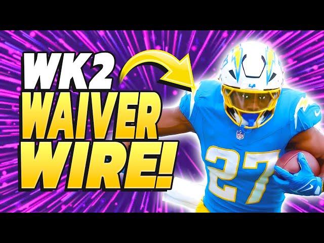 Players You MUST ADD Off The Week 2 Waiver Wire! | Fantasy Football 2024