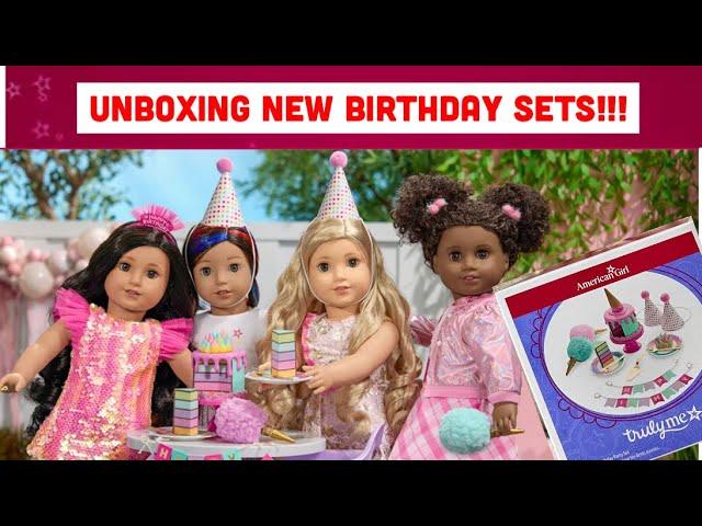 Unboxing Opening Review: New American Girl AG Happy Birthday 2 You Outfit Extra Sweet Bday Party Set