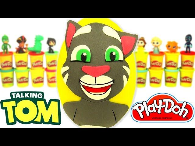 Talking Tom Sürpriz Yumurta Oyun Hamuru - Konuşan Kedi Tom Oyuncak Maşa MLP