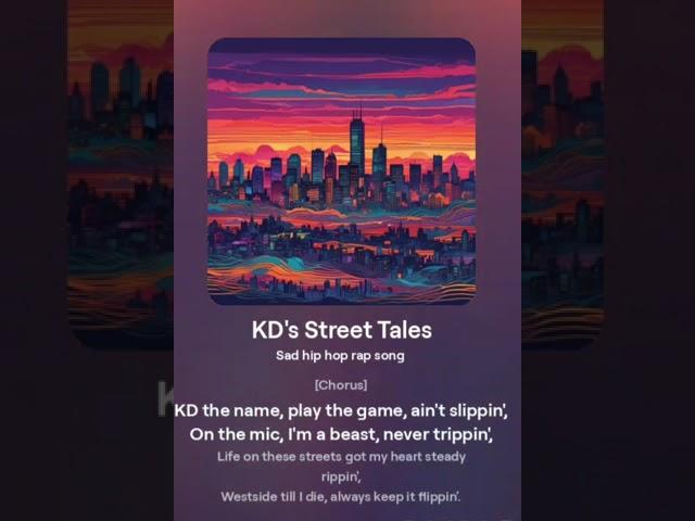 KD FO      kd,s Street tales music lyrics video