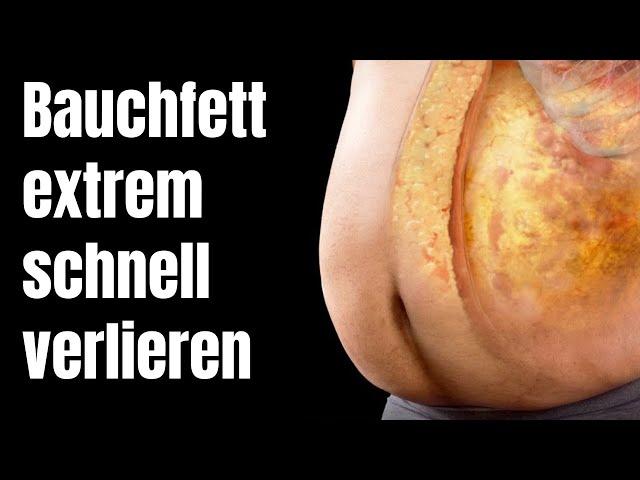 Wie man Bauchfett EXTREM schnell verbrennt – 5 wichtige Tipps