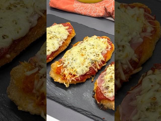 MILANESAS DE POLLO A LA NAPOLITANA!! Sin freír y súper jugosas! #youtubeshorts #shorts