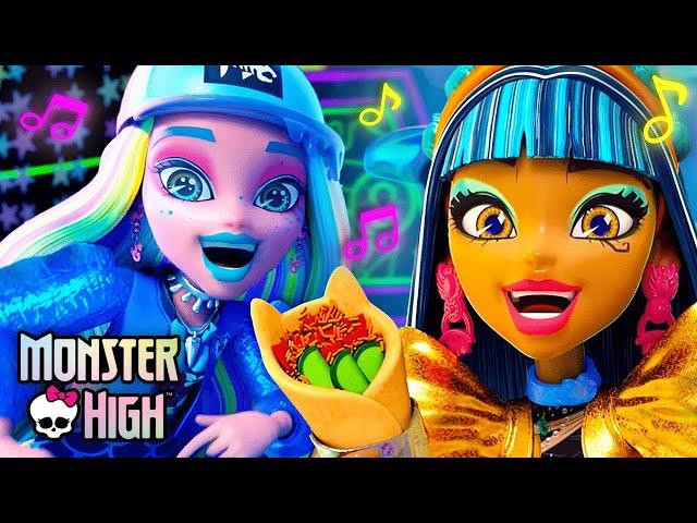 Cleo & Lagoona Sing "Mix and Match!" & "Perfect Recipe!" feat. Draculaura & Clawdeen | Monster High