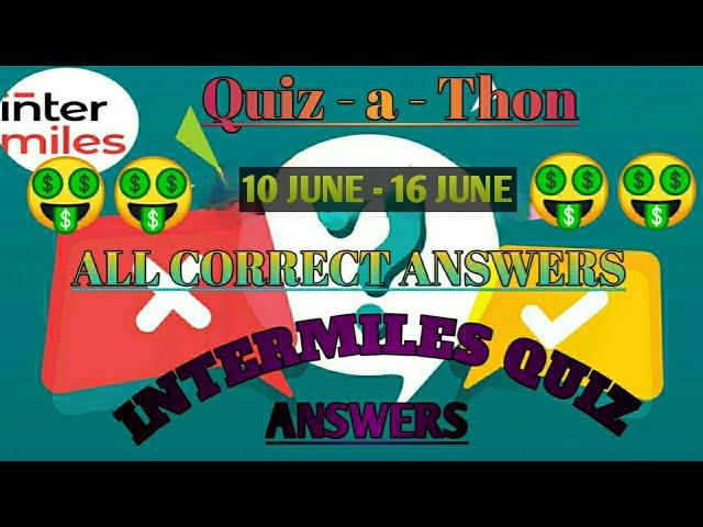 INTERMILES QUIZ ANSWERS TODAY | 10TH JUNE QUIZ ANSWERS | INTERMILES QUIZ | TRAVEL TRAVIA