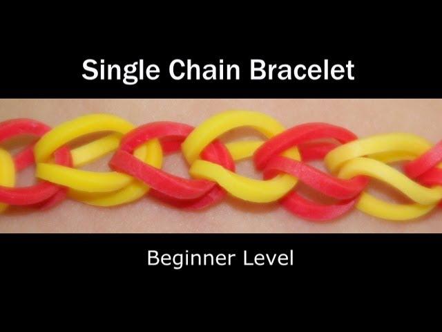 Rainbow Loom® Single Chain Bracelet - Lesson 1