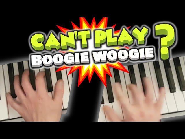 You CAN Play Boogie Woogie Piano !  With Hand Independence : Beginners Easy Tutorial Music Lesson