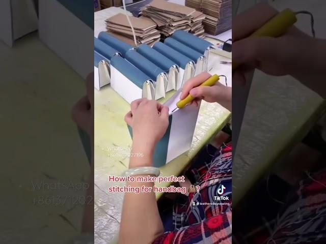 Handbag making processing # #handbagmachine #sewingmachines #handbagmaking #sewing