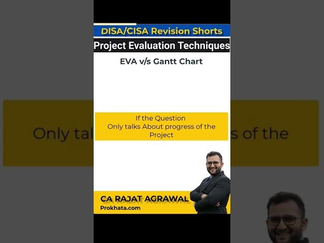 #DISA - Earned Value Analysis (EVA) vs Gantt Chart #CISA