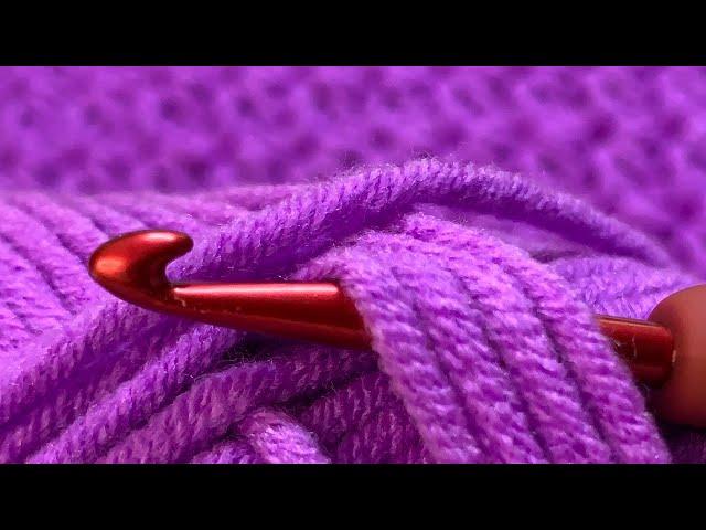 SO SIMPLE, SO DIFFERENT! NEW EASY CROCHET IDEA / CROCHET PATTERN / MININ ART