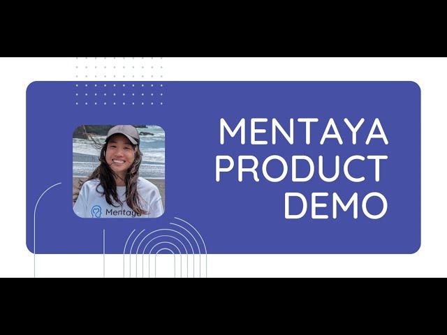 Mentaya Product Demo for Therapists