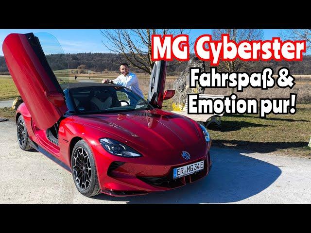 MG Cyberster: First electric roadster tested - driving fun, range & consumption!