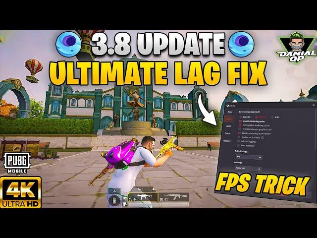 3.8 Update | Gameloop Lag Fix 2025 | Best Settings for Gameloop | Pubg Mobile Emulator Low End Pc