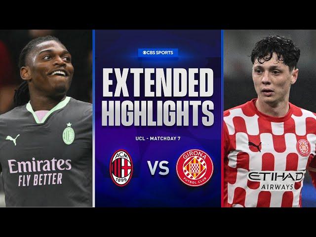 AC Milan vs. Girona: Extended Highlights | UCL League Phase MD 7 | CBS Sports Golazo