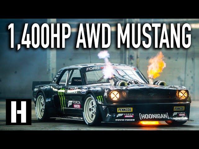 Ken Block's 1,400hp AWD Ford Mustang Hoonicorn V2: Straight from Gymkhana TEN!