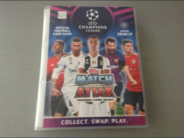 MATCH ATTAX CHAMPIONS LEAGUE & ROAD TO MADRID 18/19 ***COMPLETE BINDERS REVIEW***