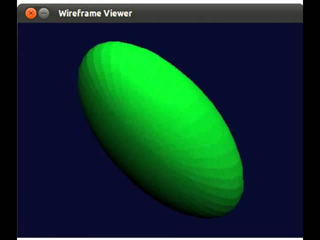Shaded spheroid