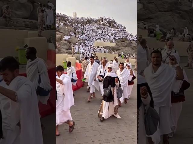 Hajj Pilgrims in Arafat | Alhamdulillah | #hajj #islamic #reels