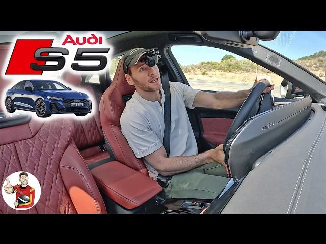 More Playful + Tech-ful // 2025 Audi S5 Sedan First Drive (POV)
