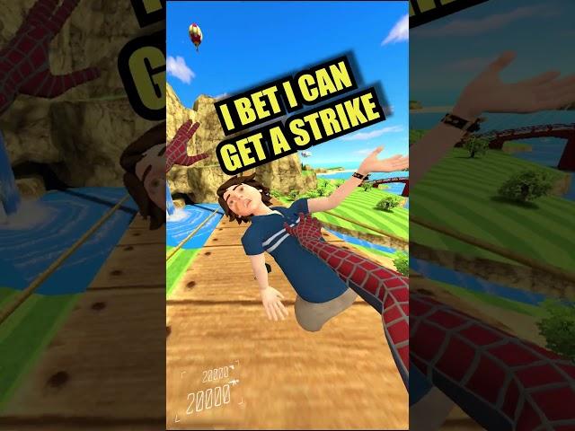 Spider-Man VR GOES GREGORY BOWLING #vr  #virtualreality  #spiderman  #gaming