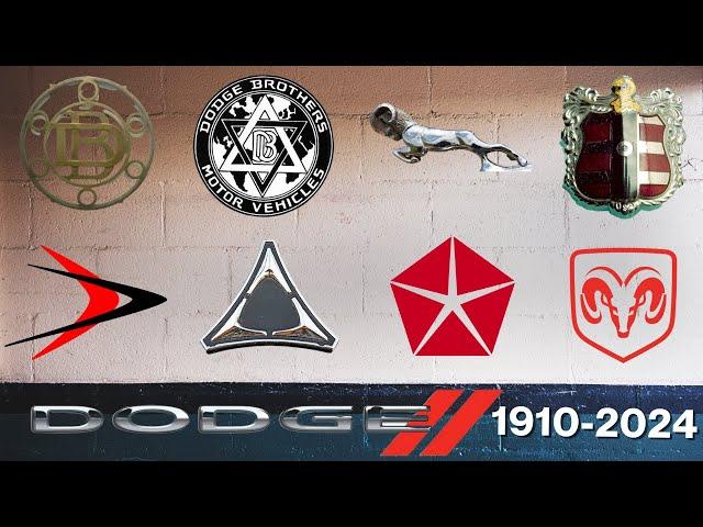 Dodge Brand Logo History Evolution (1910-2022)