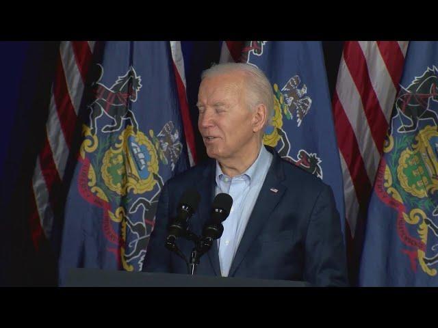 President Biden stays overnight in Scranton