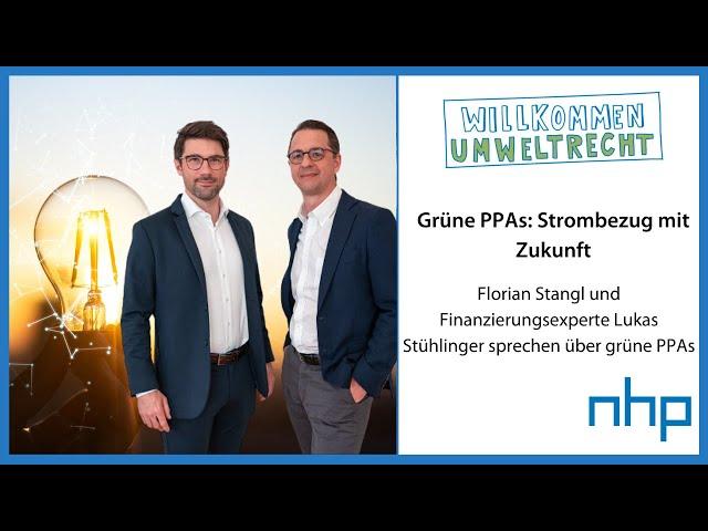 Grüne PPAs: Strombezug mit Zukunft | NHP Rechtsanwälte