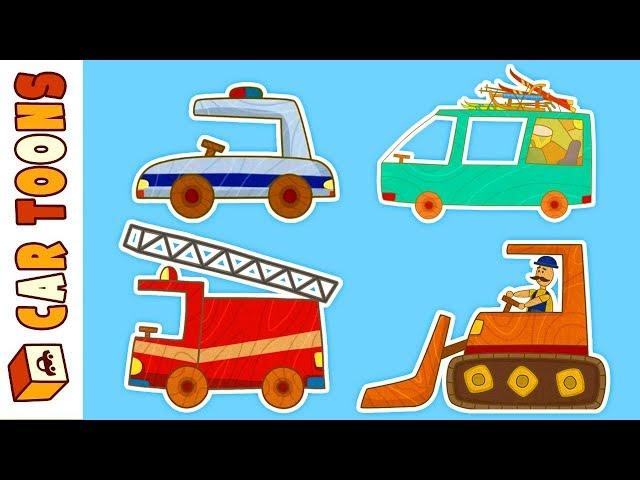 Car toons full episodes: cars and trucks for kids