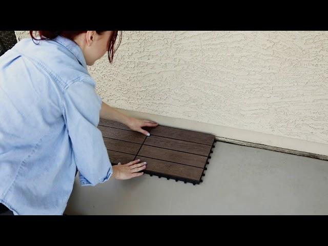 How to Install Composite Deck Tiles