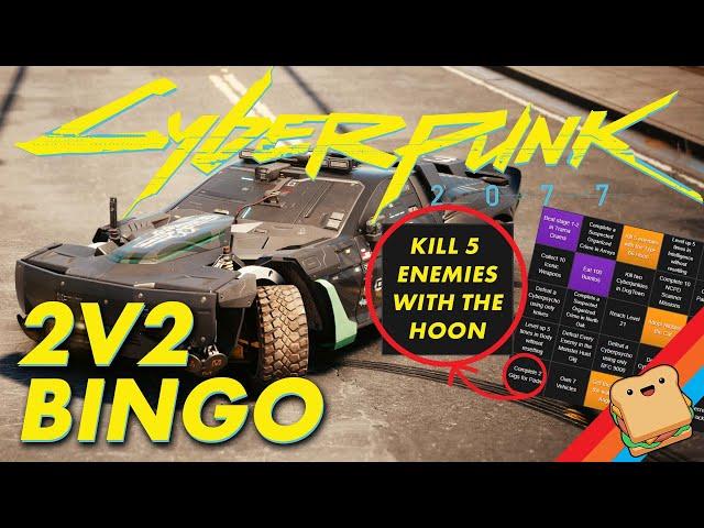 FuryCEO and I take on LarsBurrito and Jackexe in a 2v2! CYBEPRUNK BINGO!