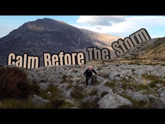 Wild Camping in Llyn Bochlwyd, with unexpected Heavy wind and rain