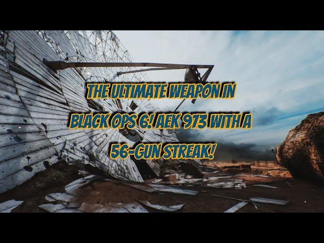 Broken Golden AEK 973 Gameplay 56-Gun Streak!