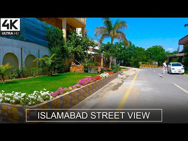 4K / Islamabad street view / Islamabad street walk / Islamabad street view 2023