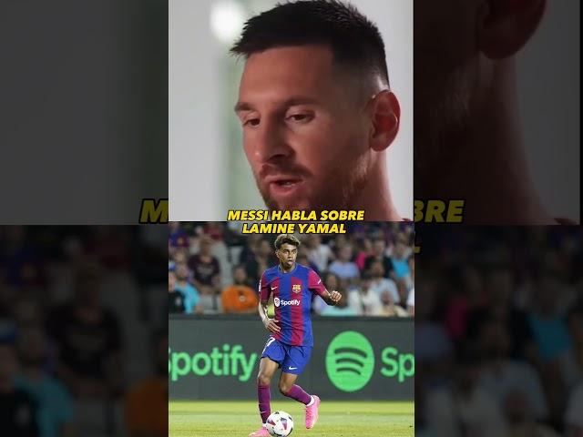 MESSI HABLA SOBRE LAMINE YAMAL #fcbarcelona