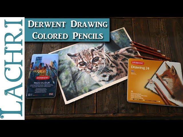 Derwent Drawing Colored Pencil Review & Demo w/ Procolour - Lachri