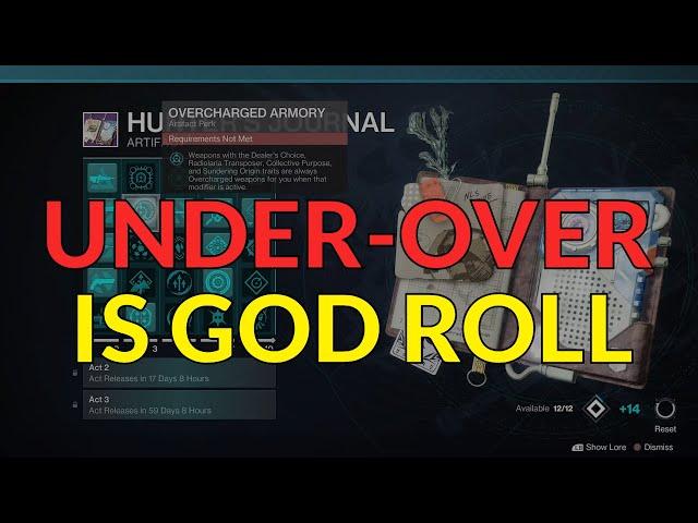 UNDER OVER Is The GOD ROLL