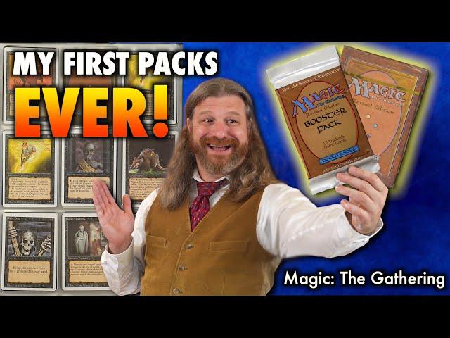 Opening The First Magic: The Gathering Packs I Ever Bought!