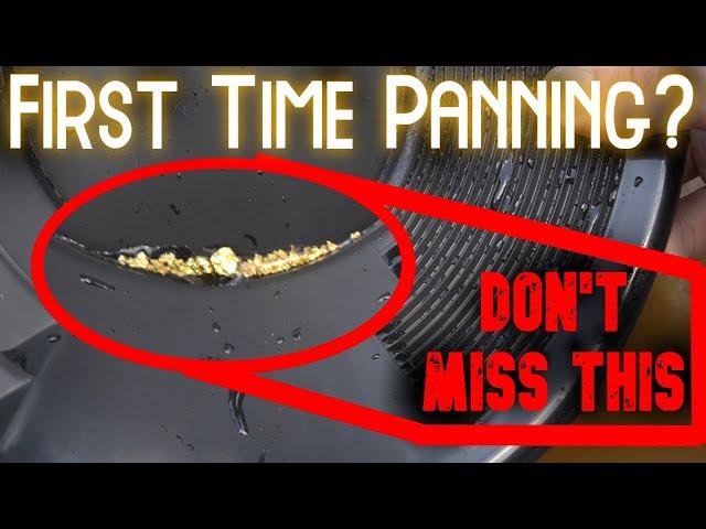 Gold Panning for Beginners