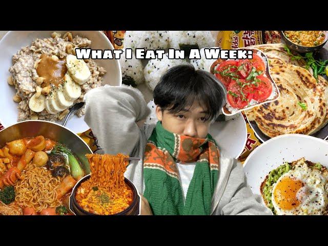 What i eat in a week in India (Korean + Indian)