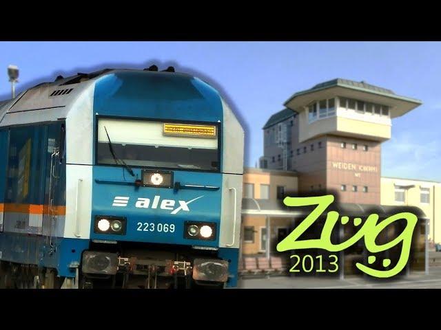 Zug2013: Regensburg Hbf - Schwandorf - Weiden - Hof Hbf | alex Dokumentation Teil 6