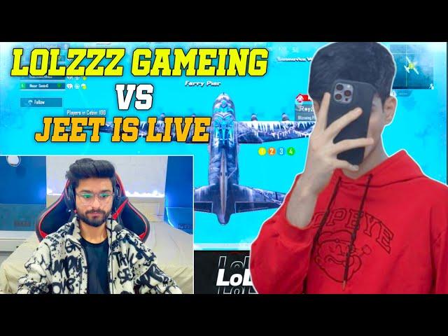 2 Time Hot Drop Fight LoLzZz Gaming vs Jeet is Live Bgmi Streamer Fight Video