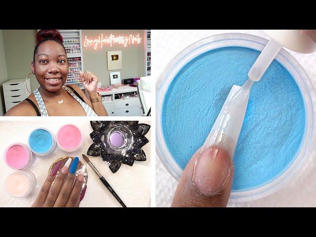 Testing All in One Nail Powders from Kiara Sky