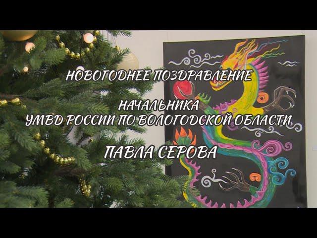 Новогоднее поздравление начальника УМВД России по Вологодской области Павла Серова