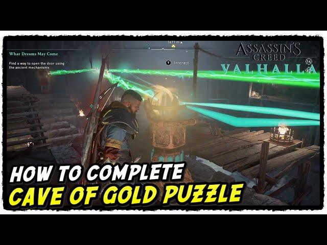 Cave of Gold Puzzle Guide in Assassin's Creed Valhalla Crossover Story (What Dreams May Come)