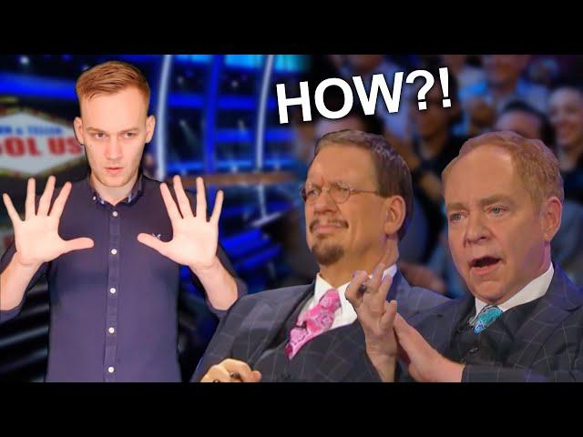 Magician STUNS Penn and Teller with his BARE HANDS! | Jack Rhodes on Penn & Teller: Fool Us (ish)